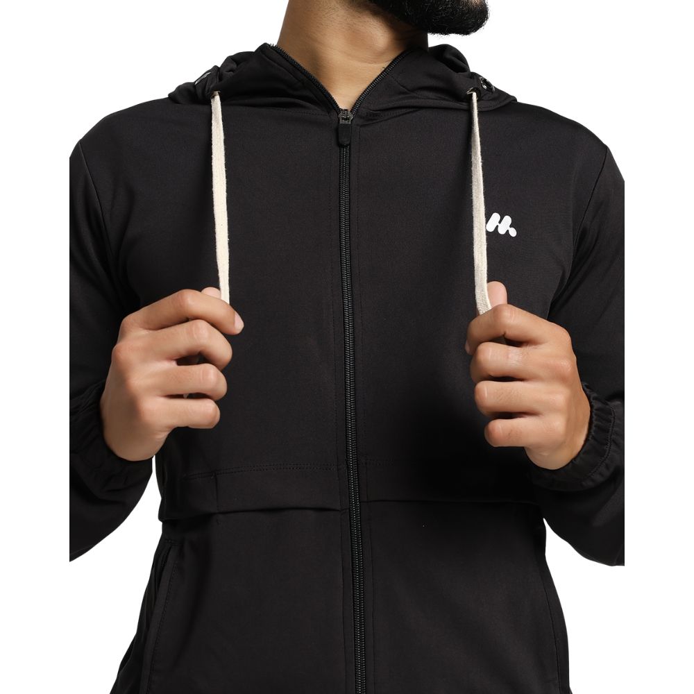 Full-Zip Lightweight Hooded Jacket