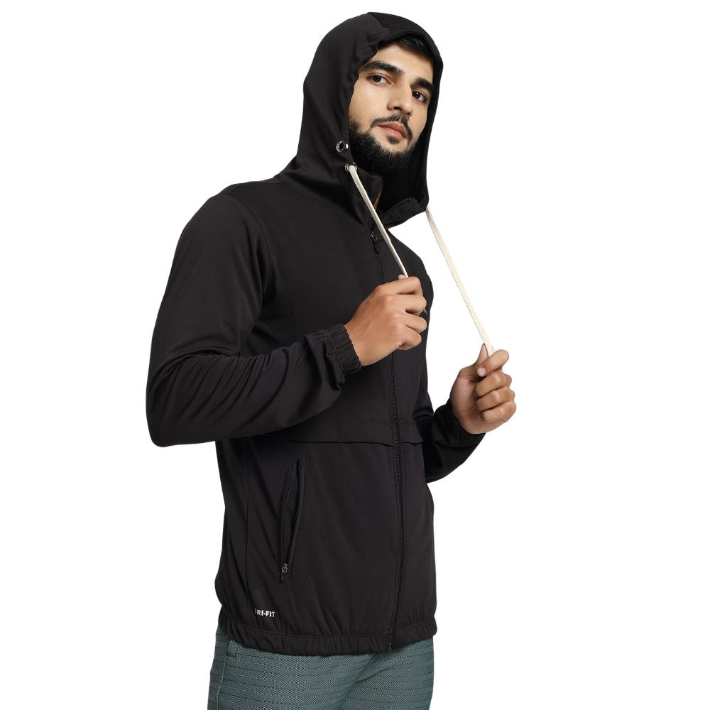 Full-Zip Lightweight Hooded Jacket