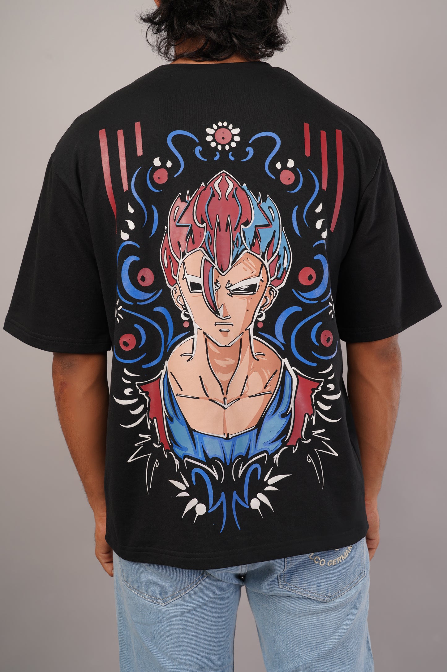 Goku Glow Tee – Oversized Anime Drop