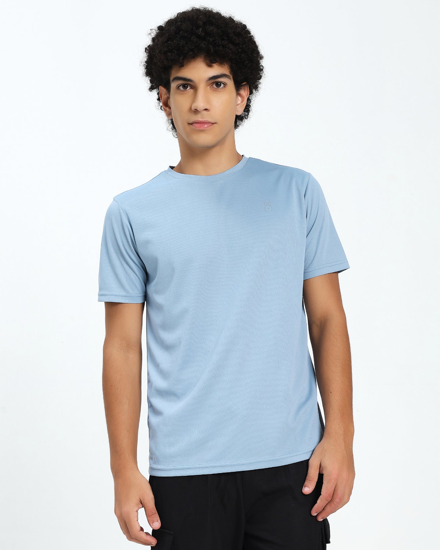 Men’s Lightweight Sky-Blue Performance T-Shirt