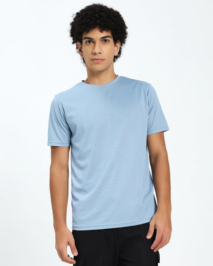 Men’s Lightweight Sky-Blue Performance T-Shirt