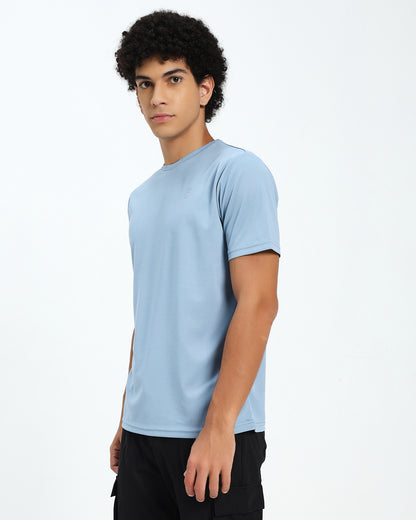 Men’s Lightweight Sky-Blue Performance T-Shirt