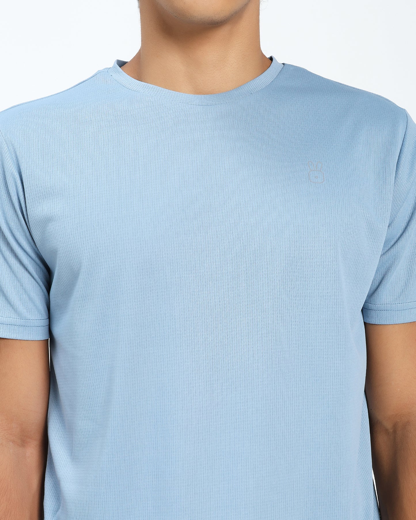 Men’s Lightweight Sky-Blue Performance T-Shirt