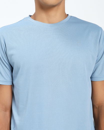 Men’s Lightweight Sky-Blue Performance T-Shirt