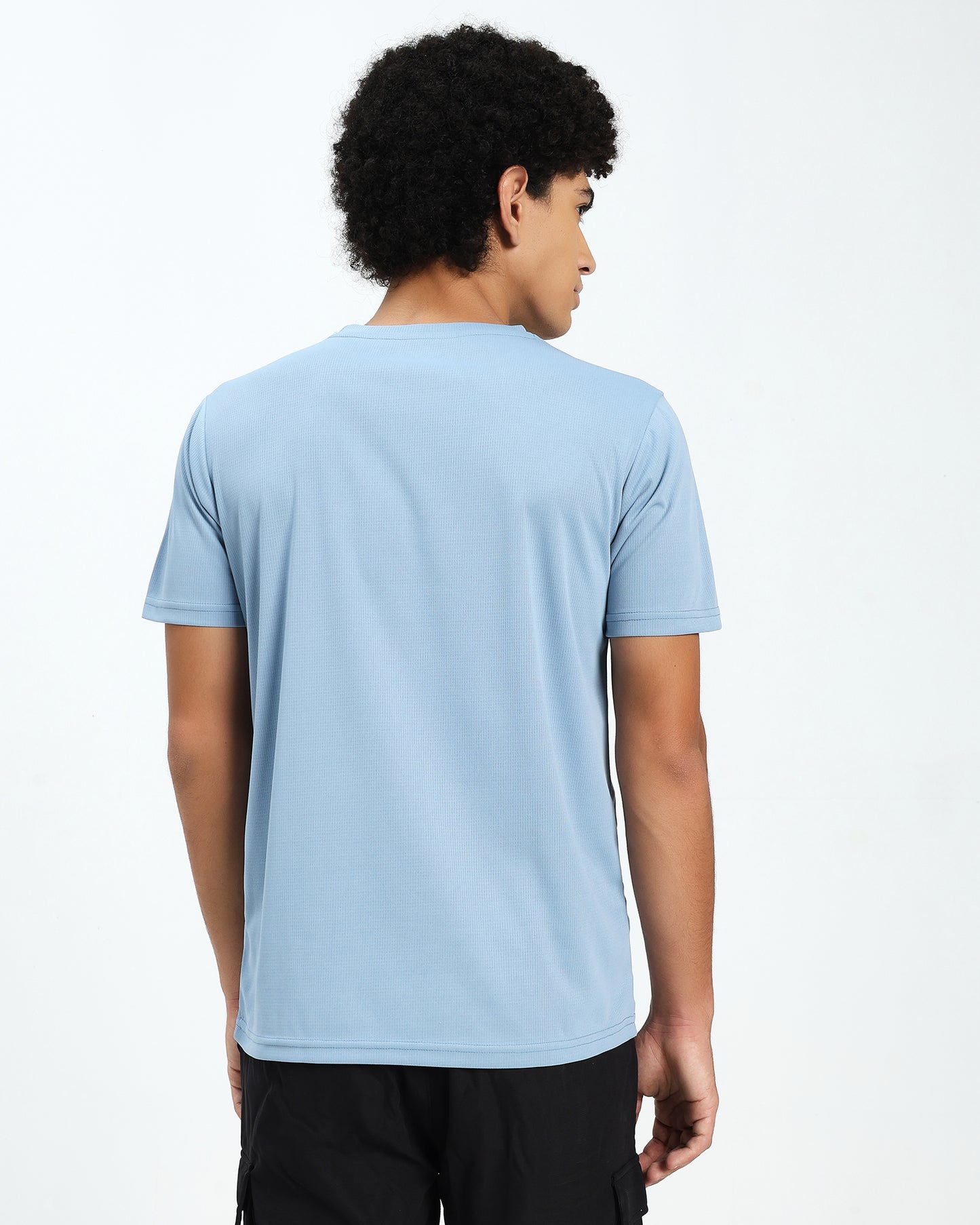 Men’s Lightweight Sky-Blue Performance T-Shirt