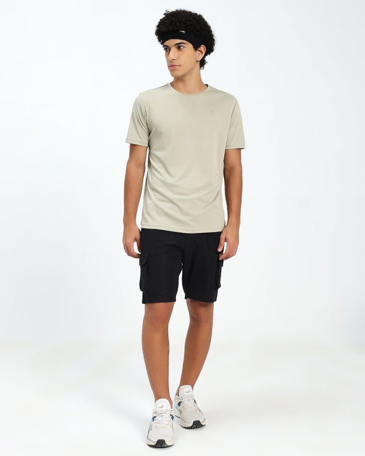 Men’s Sage Green Performance Crew Neck T-Shirt