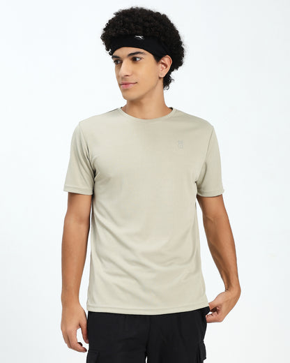Men’s Sage Green Performance Crew Neck T-Shirt