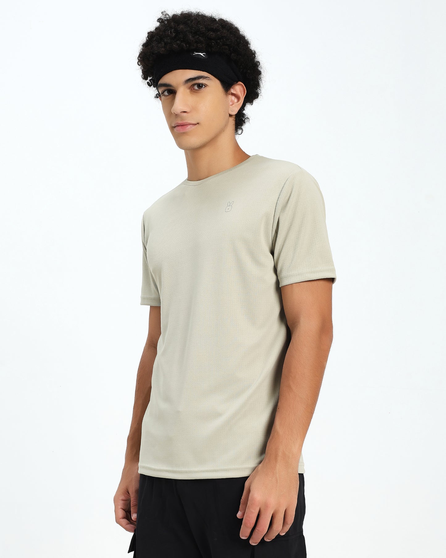 Men’s Sage Green Performance Crew Neck T-Shirt