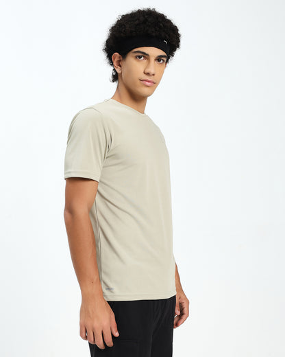 Men’s Sage Green Performance Crew Neck T-Shirt