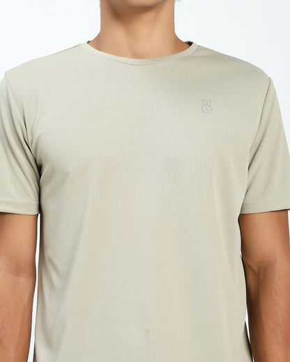 Men’s Sage Green Performance Crew Neck T-Shirt