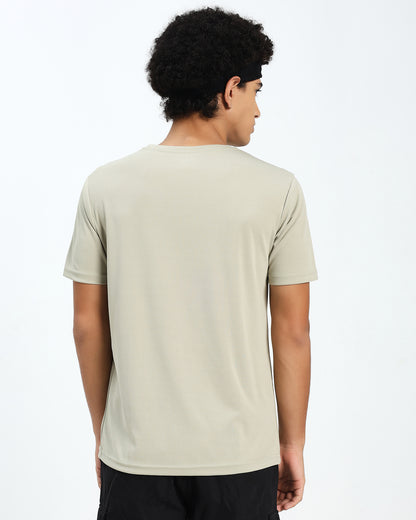 Men’s Sage Green Performance Crew Neck T-Shirt