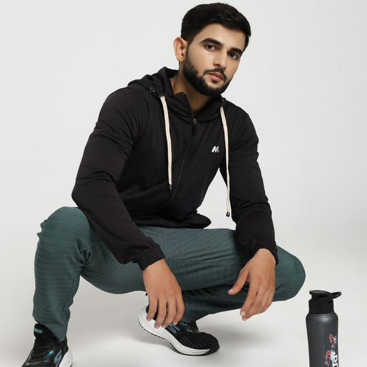 Full-Zip Lightweight Hooded Jacket